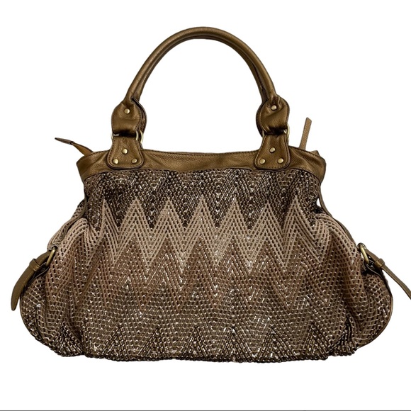 Big Buddha Handbags - Big Buddha Chevron Pattern Hobo Bag